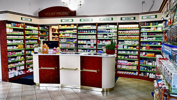 lékárna Jevíčko vnitřní pohled